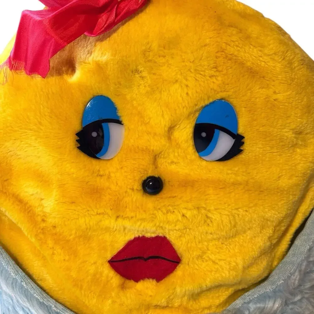 Vintage ‘80s MS. PAC-MAN Plushy 10” Rare Game Room Decor Carnival Prize